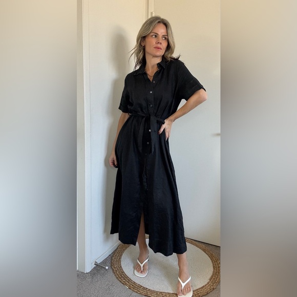 Aritzia Wilfred Eleta Linen Maxi Dress - Picture 5 of 16